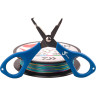 Шнур DAIWA J-Braid Grand X8E-W/SC 135м 0,16мм Island Blue + ножницы 40002627